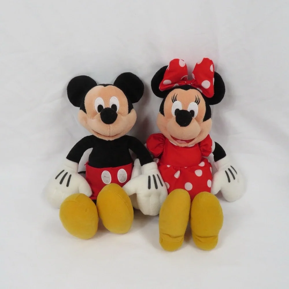 Vintage Mickey And Minnie Mouse Disney‎ Plush